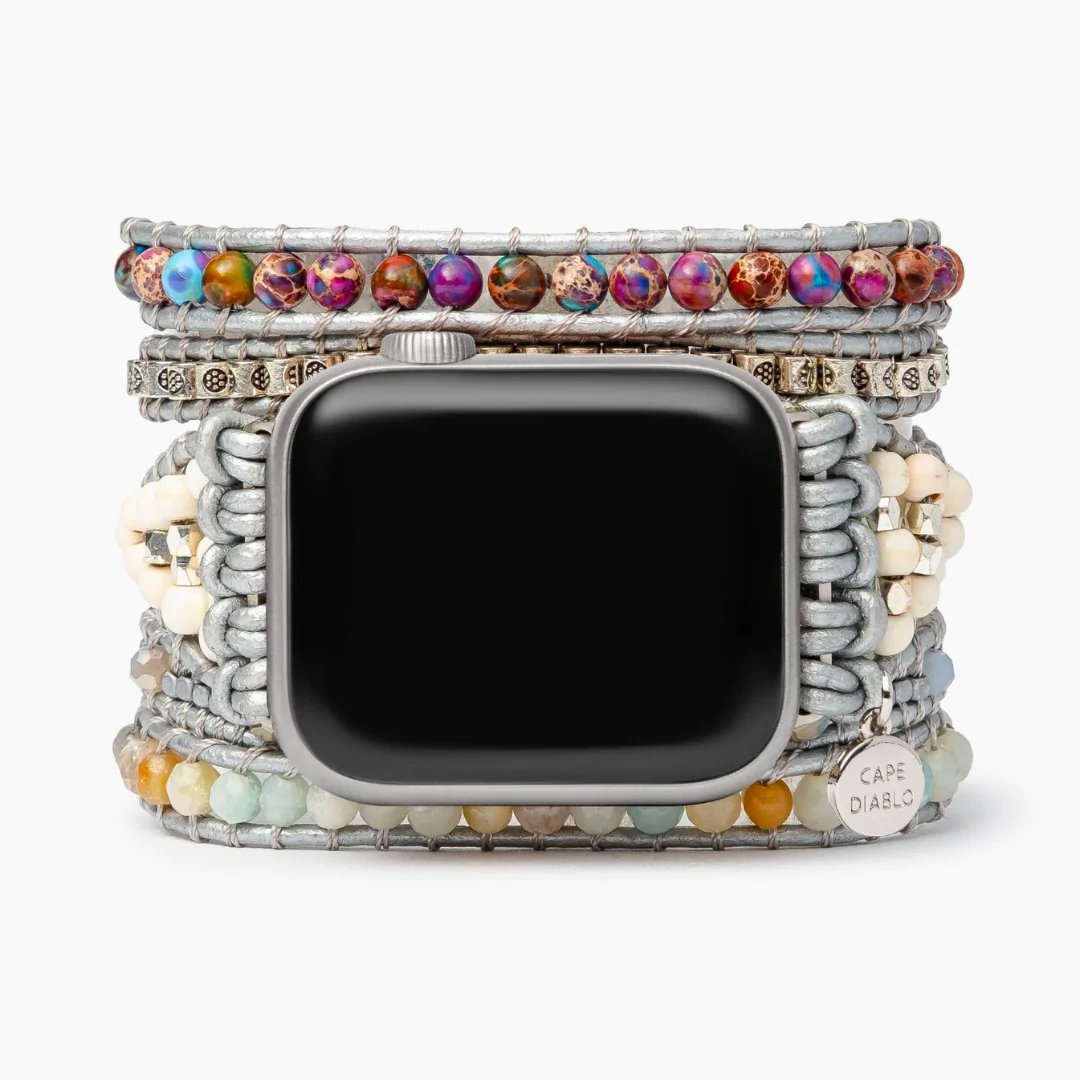 Healing Turquoise Protection Apple Watch Strap - Cape Diablo