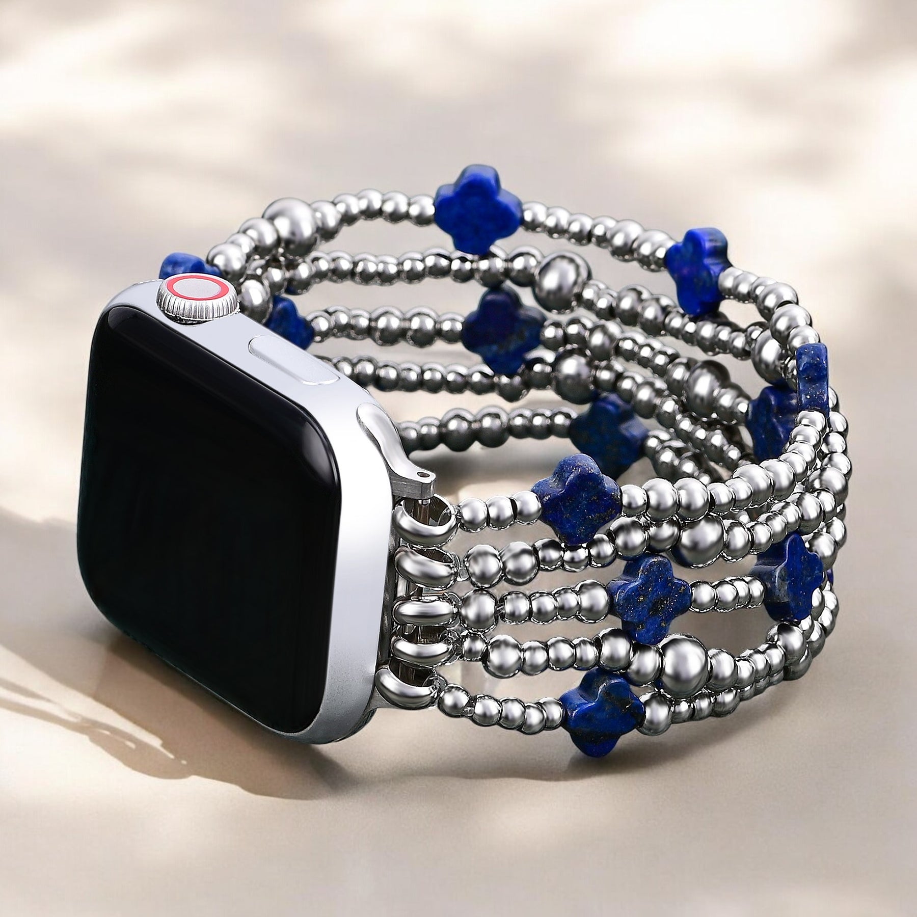Bracelet extensible Lapis Divine Cross pour Apple Watch