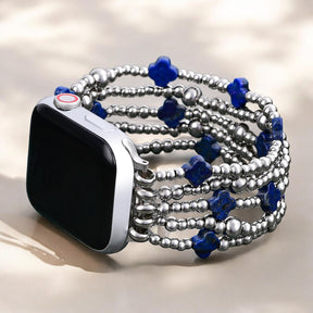 Bracelet extensible Lapis Divine Cross pour Apple Watch