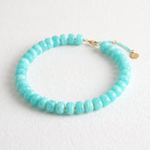 Collier turquoise côtier de rêve, à grosses mailles