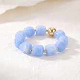 Bracelet épais bleu azur ciel