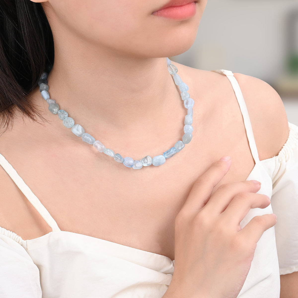 Collier Sérénité Aigue-marine