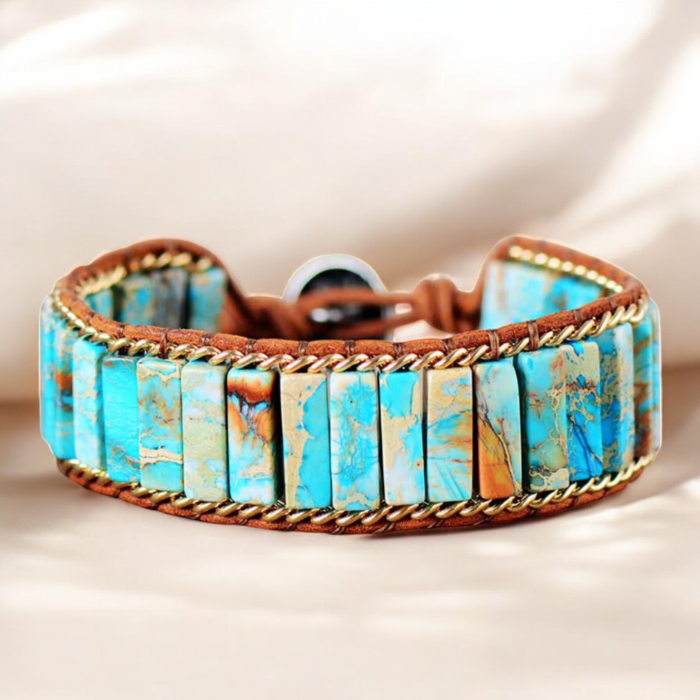 Bracelet Énergie Jaspe Turquoise
