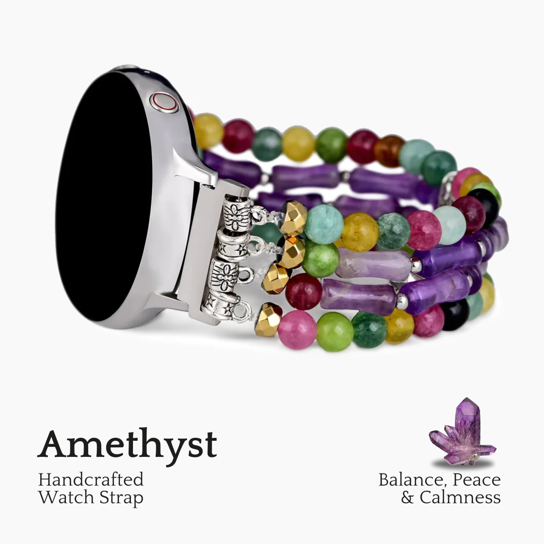 Bracelet de montre extensible Mosaic Amethyst Samsung Galaxy