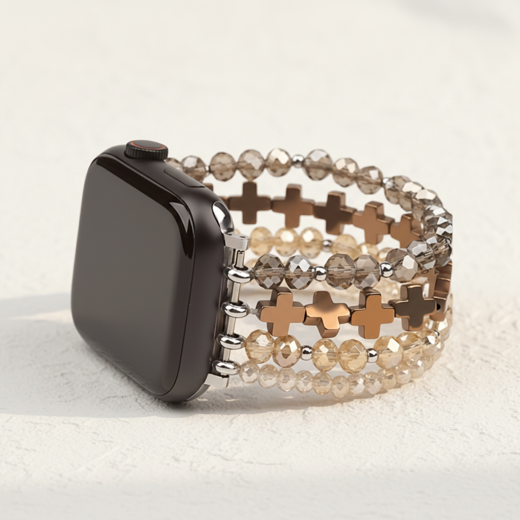 Bracelet Apple Watch en jaspe Imperial Earth