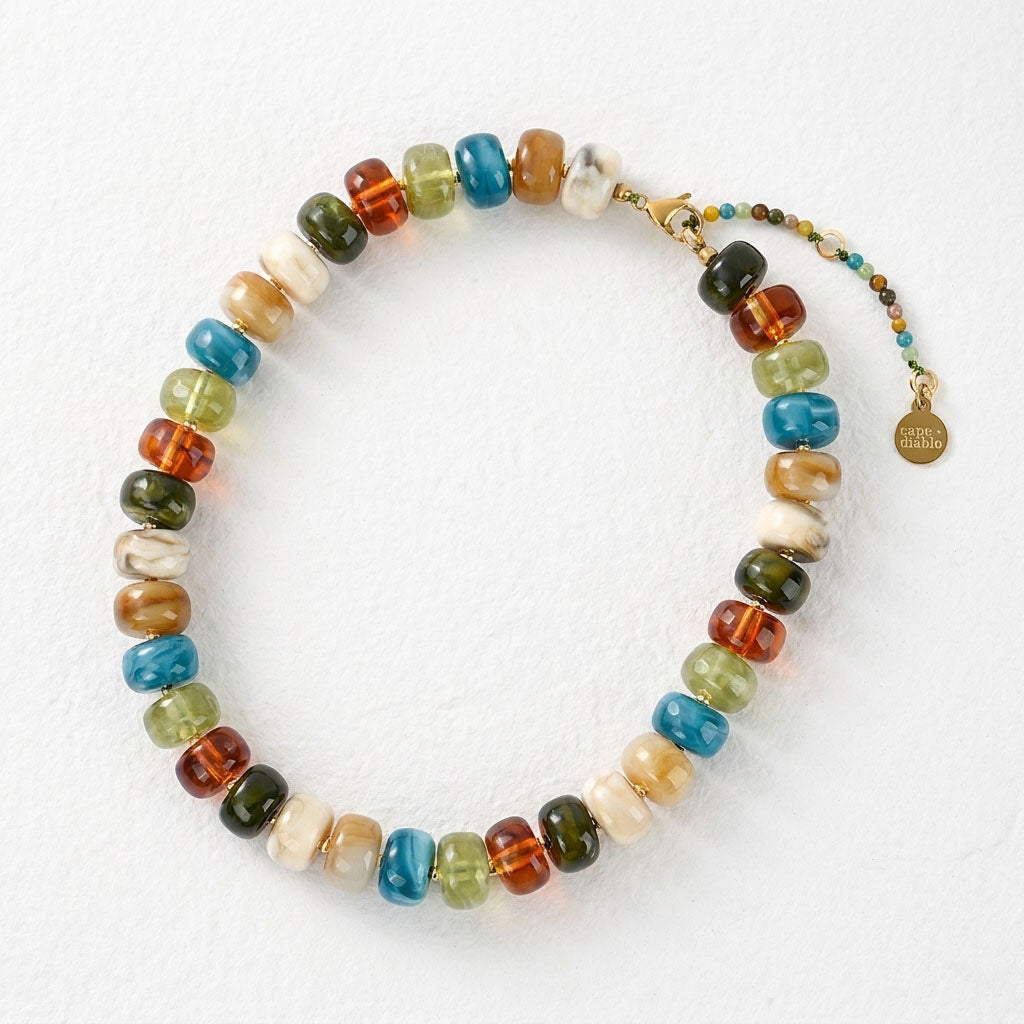 Collier imposant « Côte automnale »