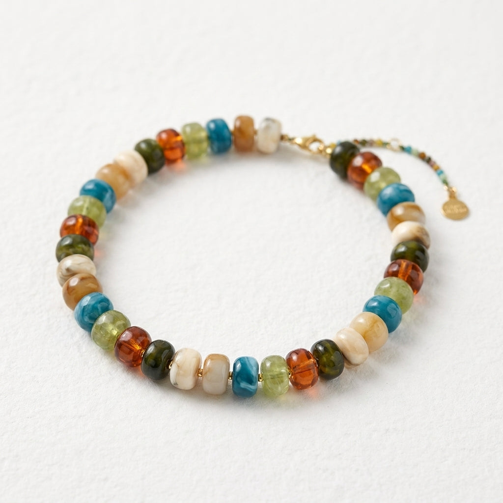 Collier imposant « Côte automnale »