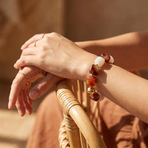 Bracelet chunky mixte Lune du désert