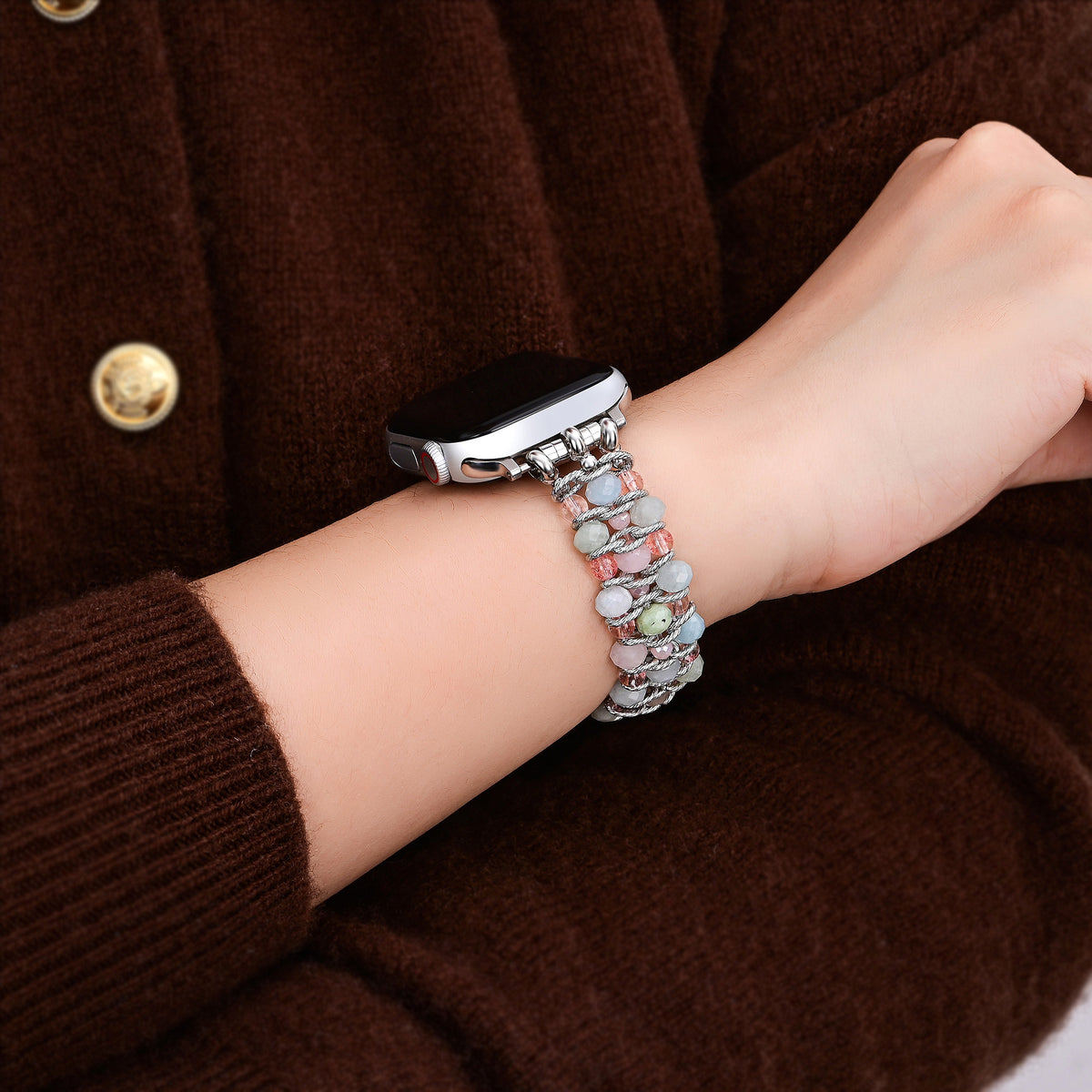 Bracelet tressé Moonkissed Astral Glow pour Apple Watch