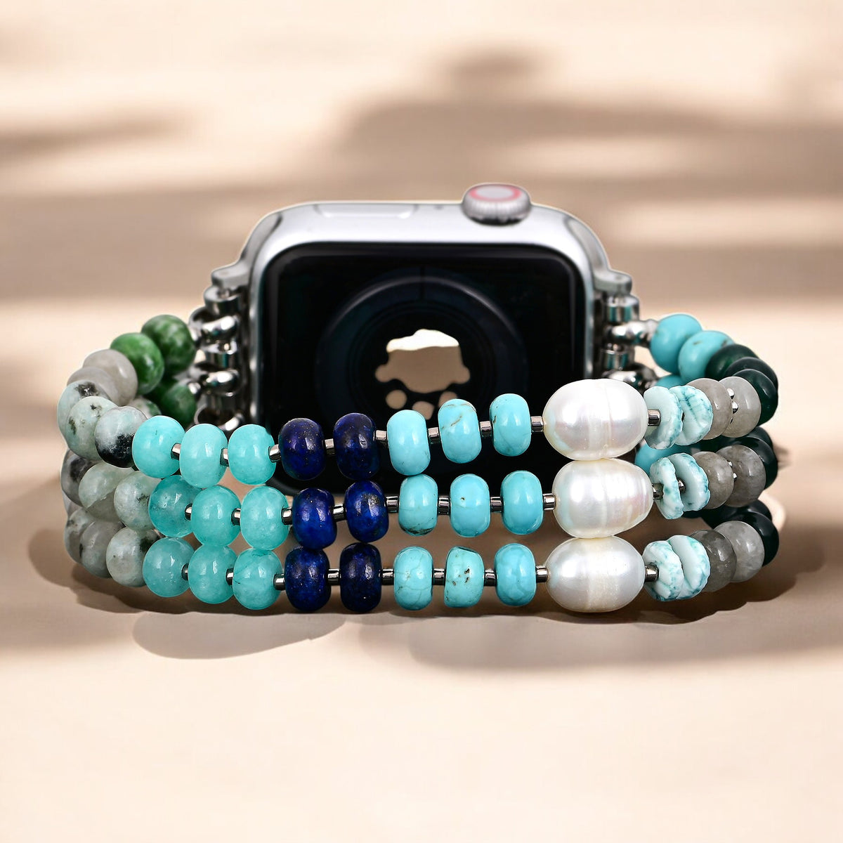 Bracelet Ocean Breeze Stone Stretch Apple Watch