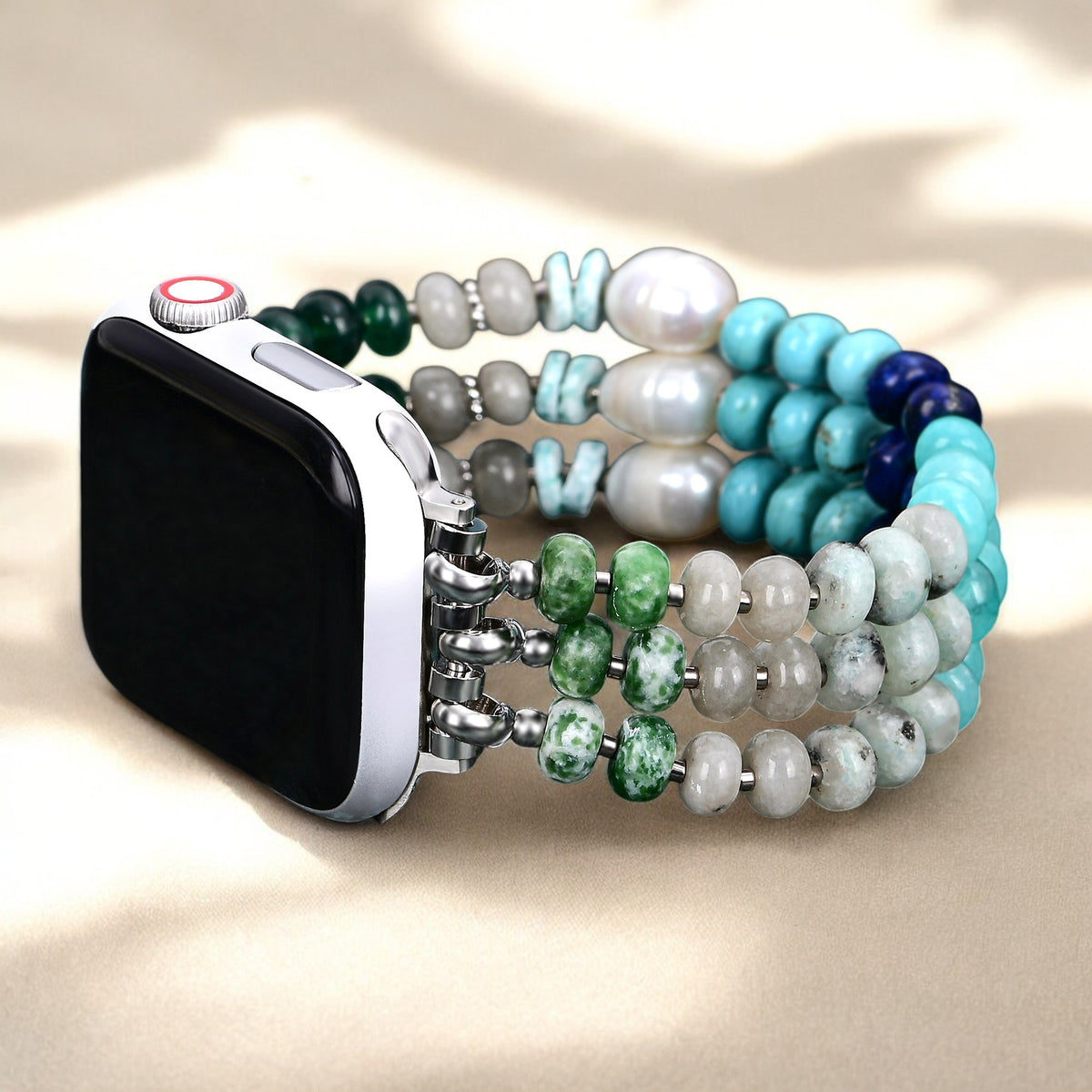 Bracelet Ocean Breeze Stone Stretch Apple Watch