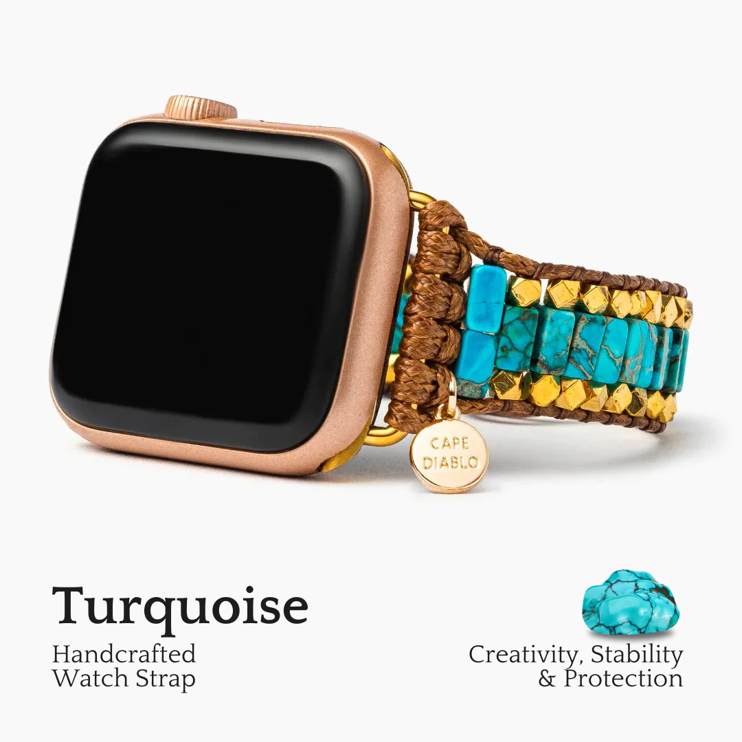 Bracelet Apple Watch Turquoise audacieux