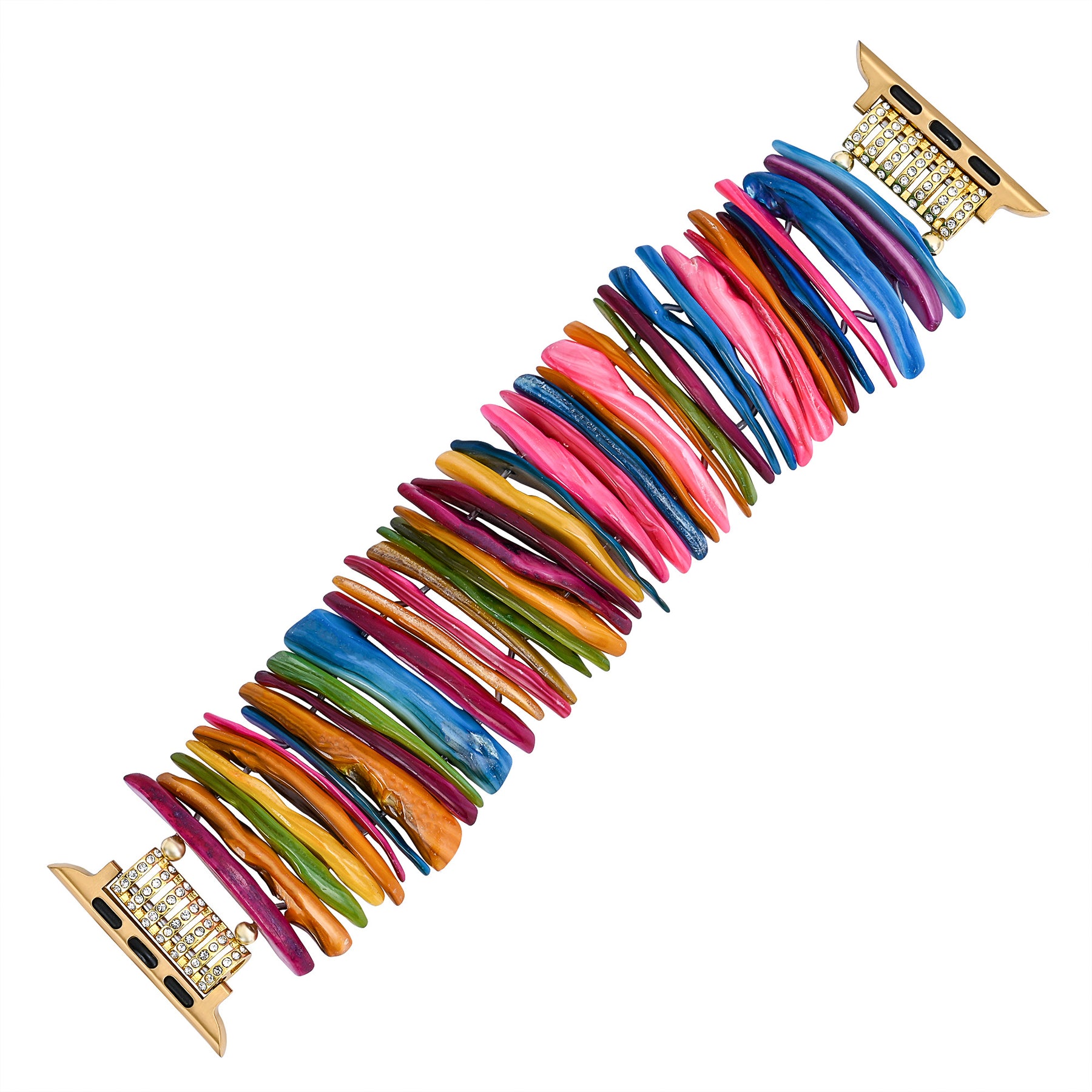 Bracelet extensible en coquille d'or dopamine pour Apple Watch