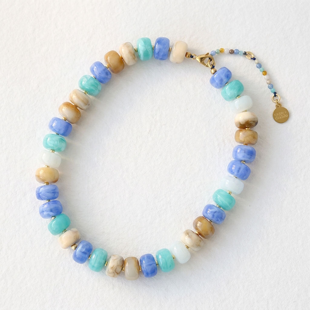 Collier imposant bleu « Coast »