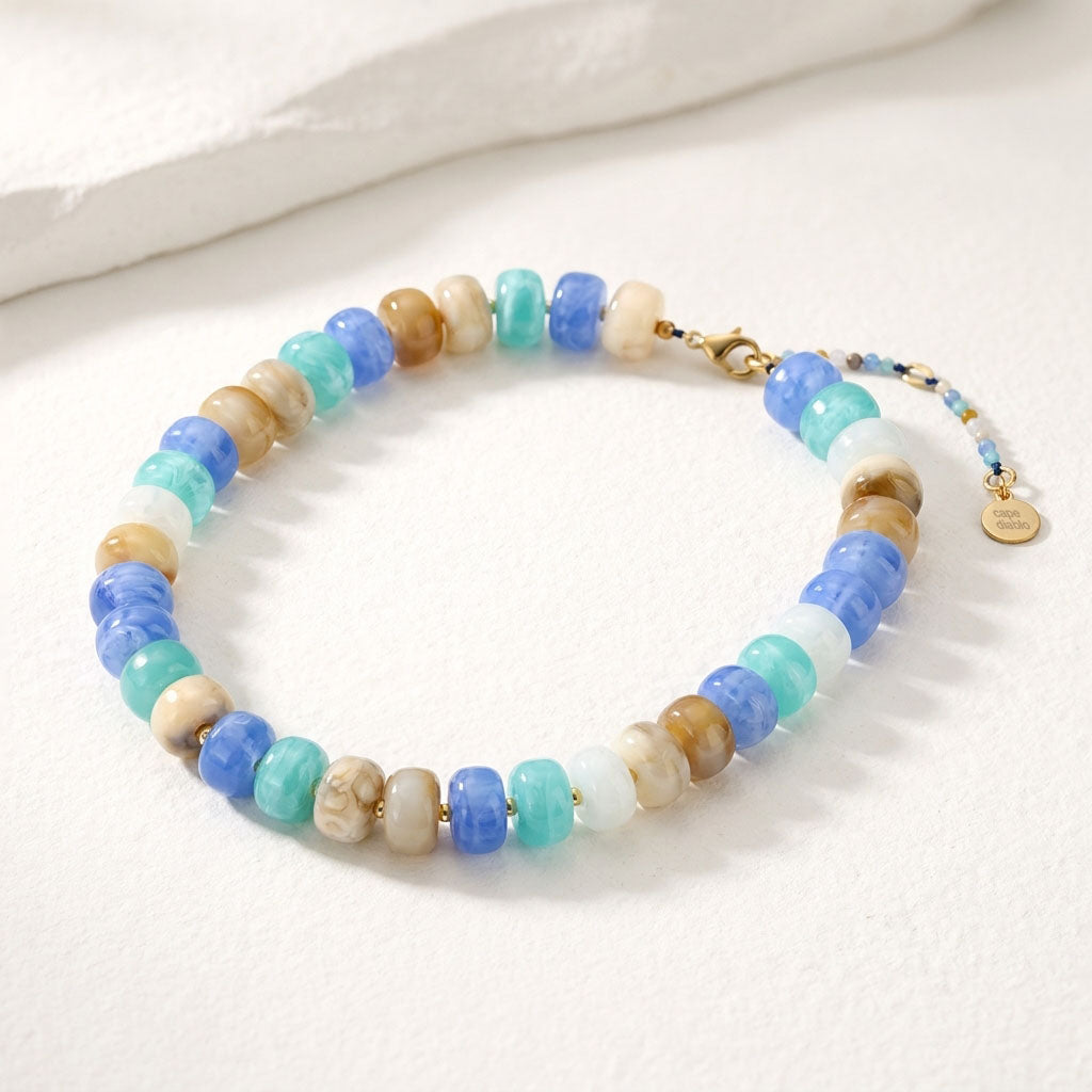 Collier imposant bleu « Coast »