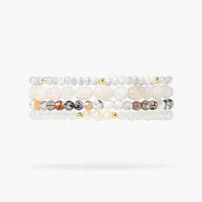 Bracelet Apple Watch Harmony en agate au clair de lune