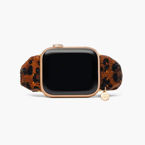 Bracelet Apple Watch en cuir marron Panthera