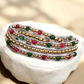 Bracelet Enveloppant Éclat Joyeux de Noël