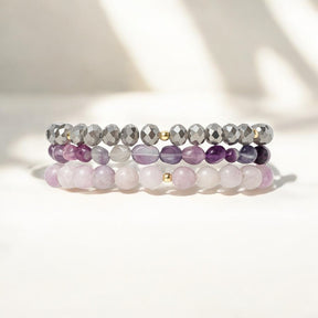 Bracelet Apple Watch Lepidolite Glow