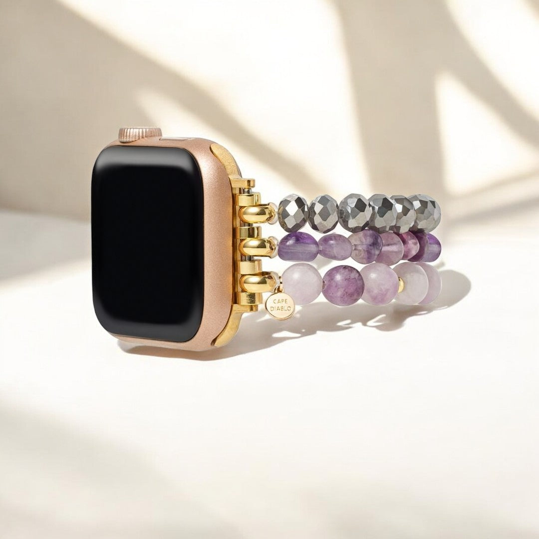 Bracelet Apple Watch Lepidolite Glow