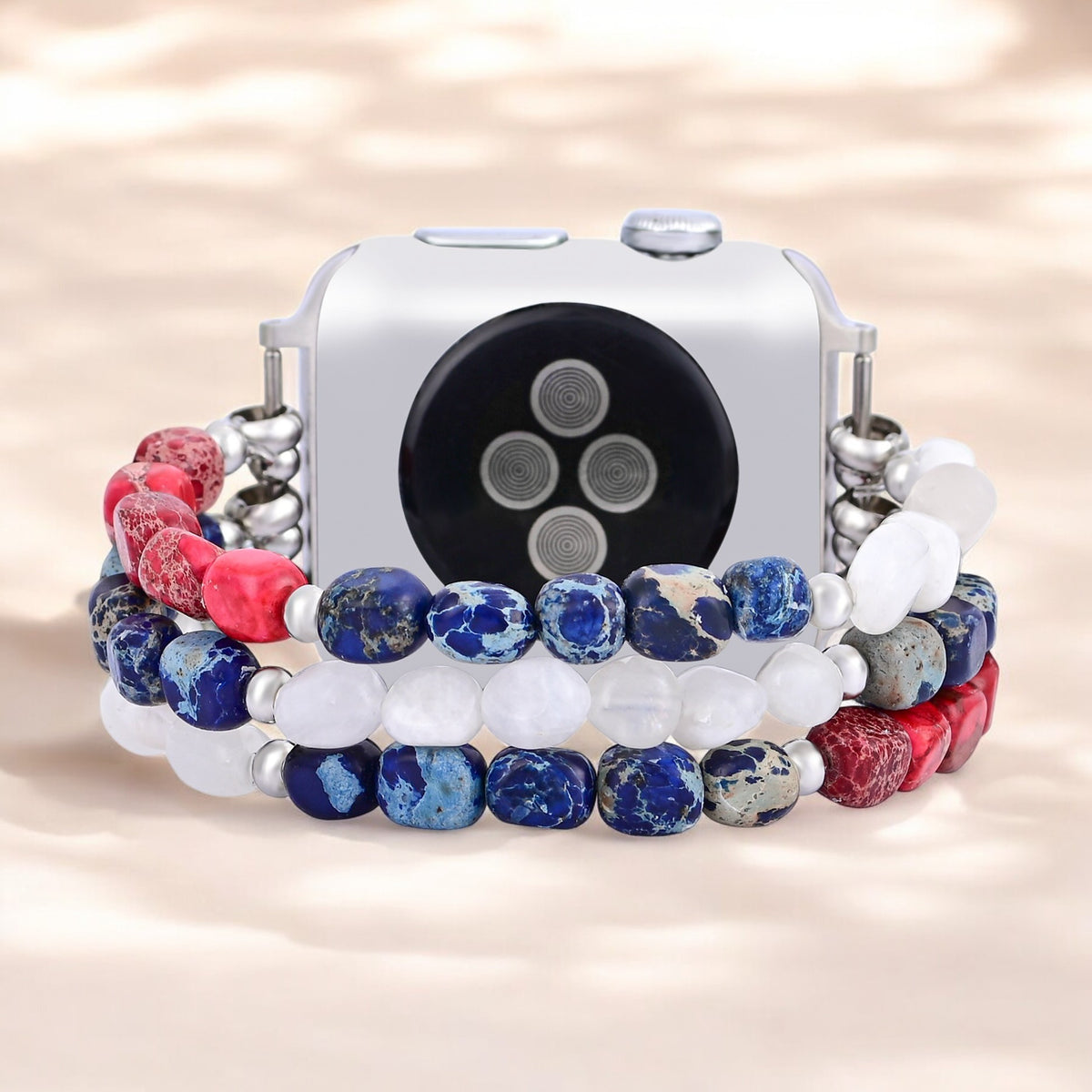 Bracelet Apple Watch extensible Flamme de l'Indépendance