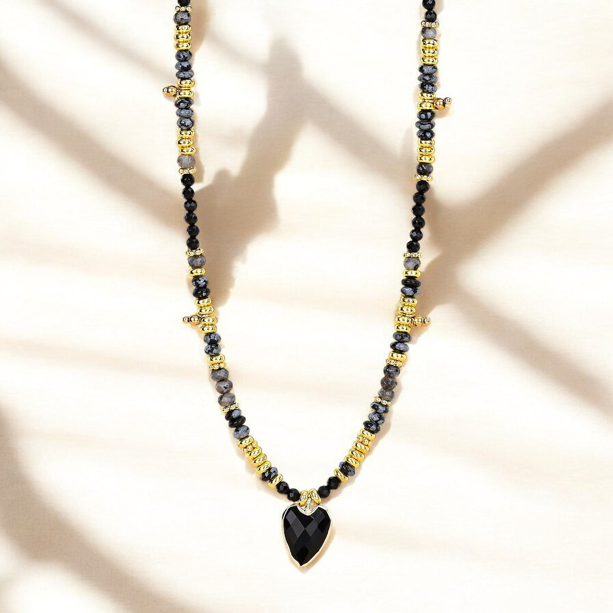 Collier d'Harmonie en Hématite Intense