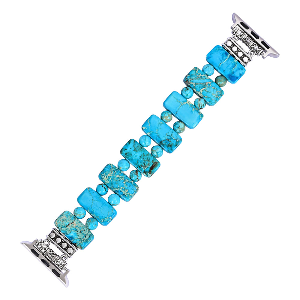 Bracelet extensible Serenity Turquoise Apple Watch