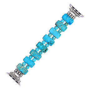 Bracelet extensible Serenity Turquoise Apple Watch
