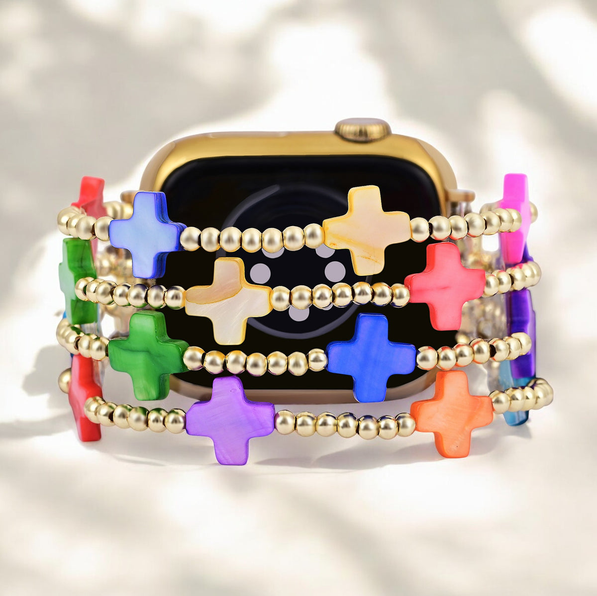 Bracelet Apple Watch Chakra Cross Stretch