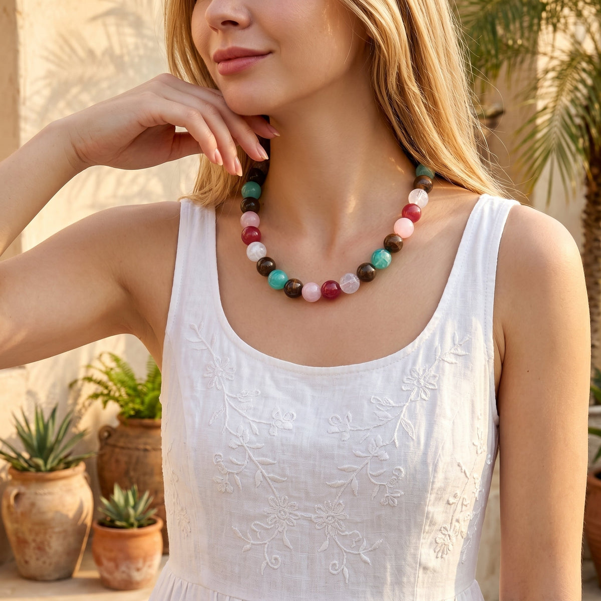 Collier à perles Chunky Berry