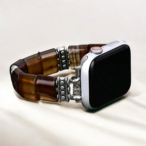 Bracelet extensible en agate dune éthérée pour Apple Watch
