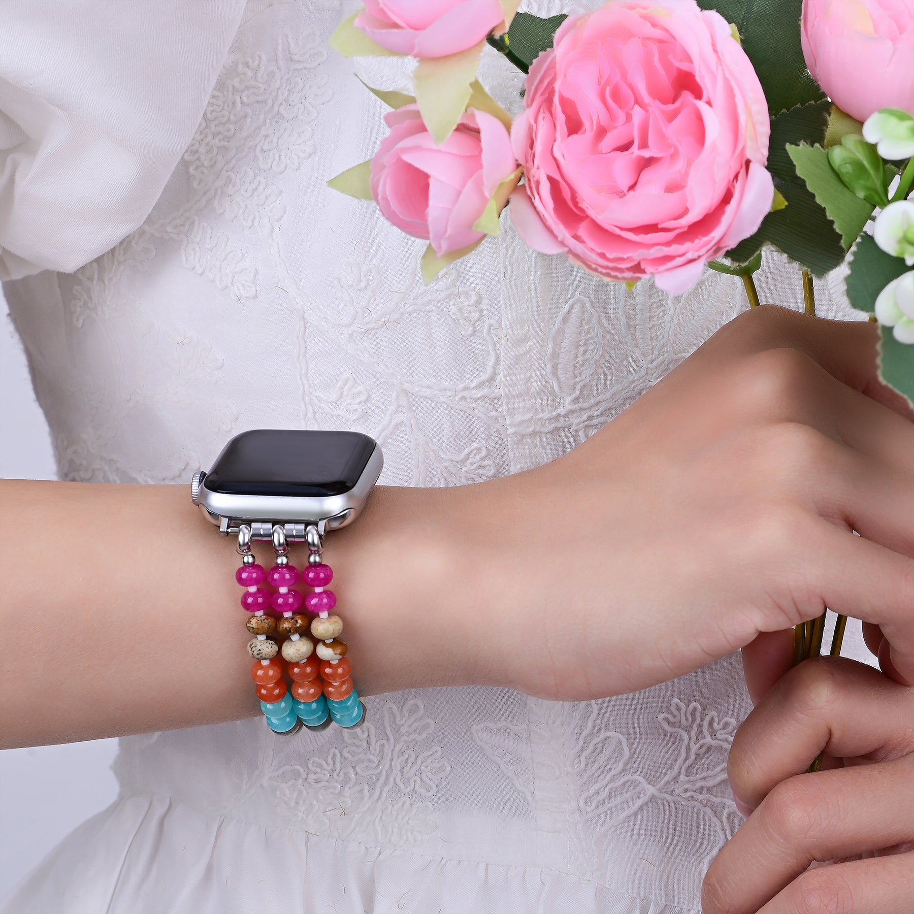 Bracelet Aura Bloom Stretch Apple Watch