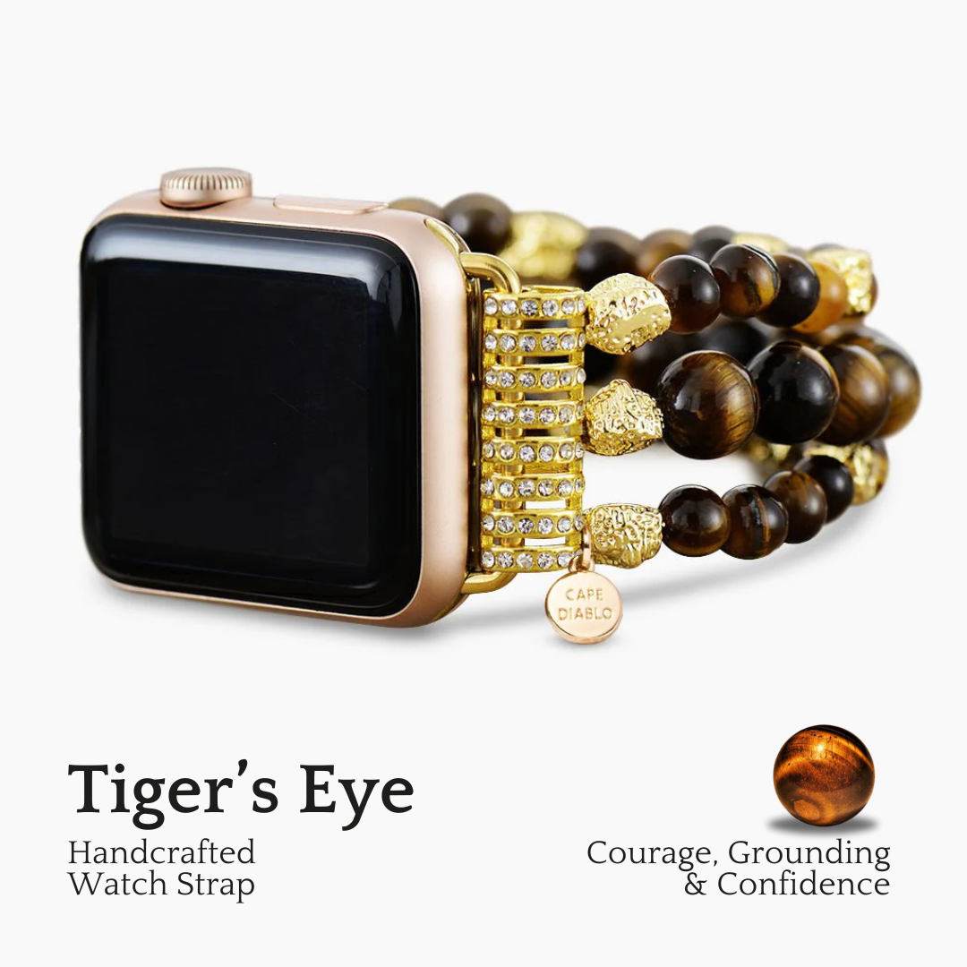 Bracelet extensible Tiger Eye Gleam pour Apple Watch