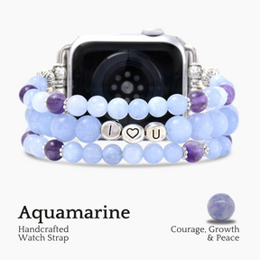 Apple Watch extensible Love aigue-marine