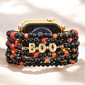 Bracelet Apple Watch Halloween Citrouille