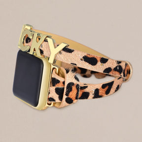 Bracelet Apple Watch en cuir Lucky Safari