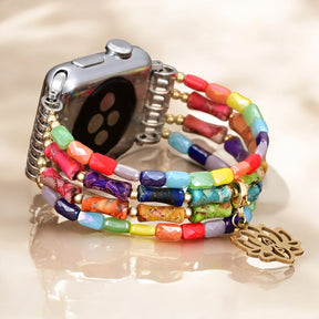 Bracelet Lotus Chakra Stretch Apple Watch