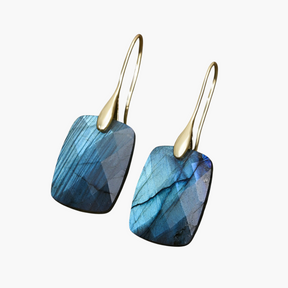 Boucles d'oreilles créoles à orbe tachetée Crimson Orbit