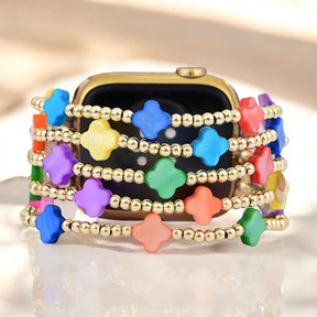 Bracelet extensible Chakra Clover Apple Watch