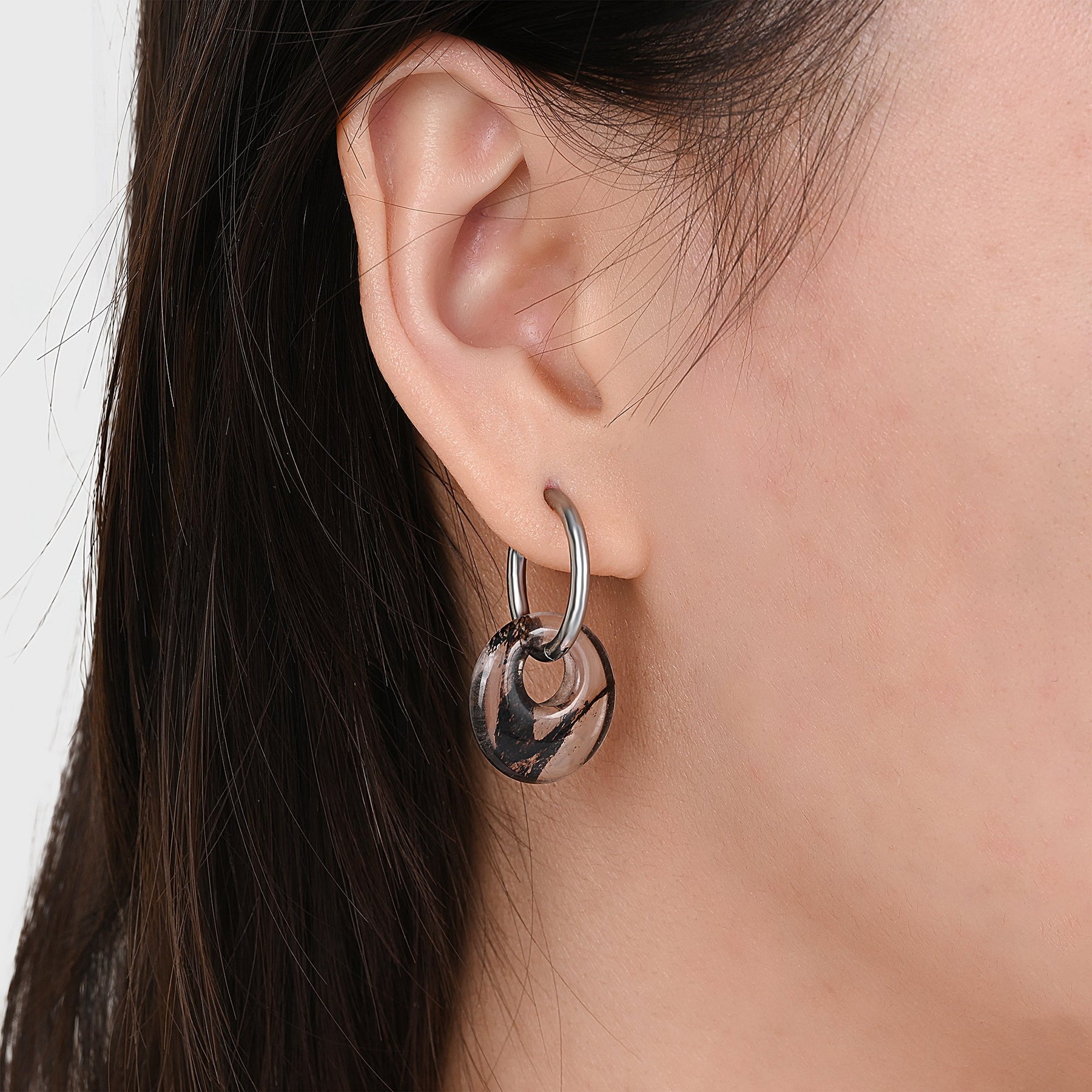 Boucles d'oreilles Eclipse Quartz