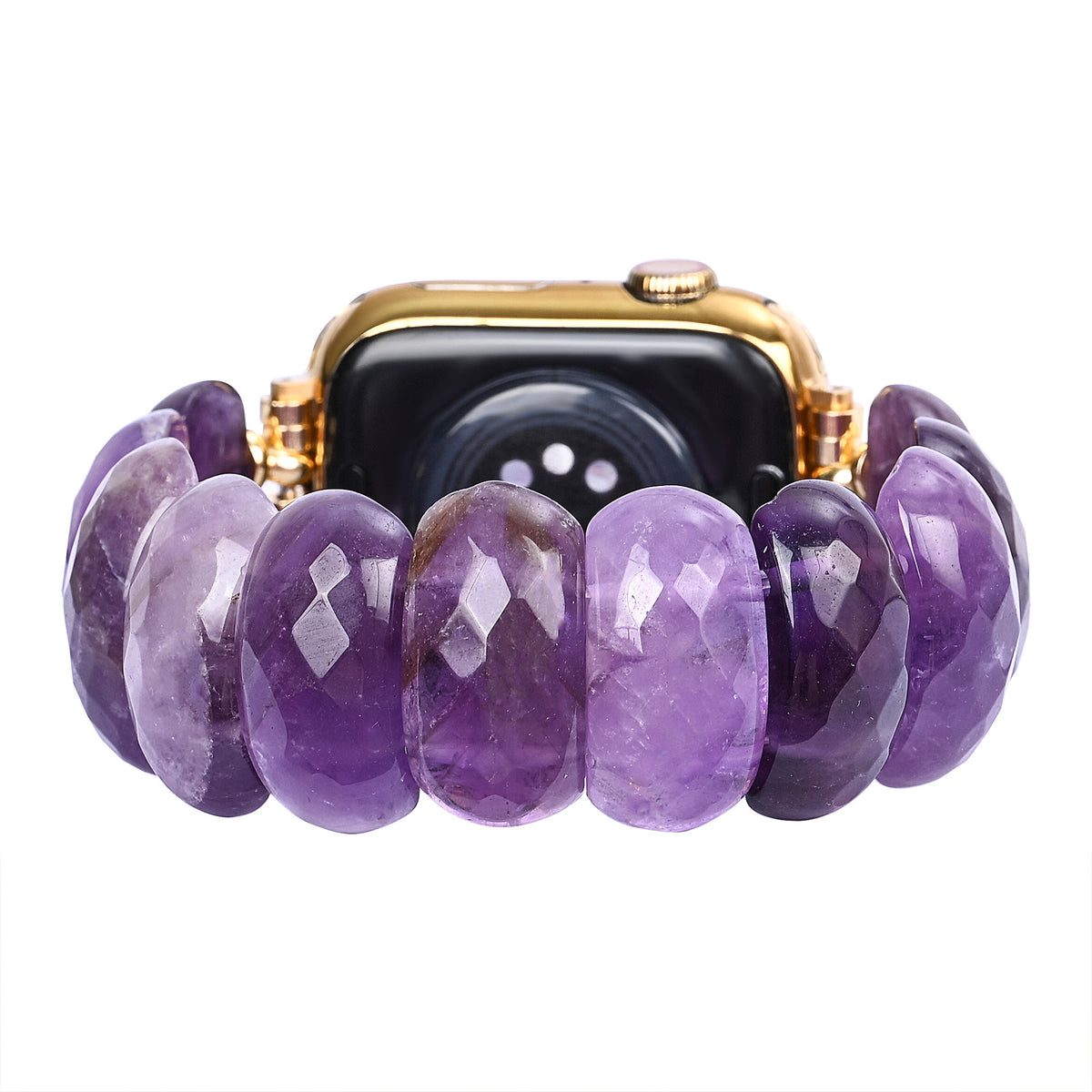 Bracelet extensible de protection en améthyste de guérison Apple Watch