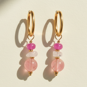 Boucles d'oreilles Blush Jade