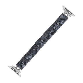 Bracelet extensible en pierre équilibre de minuit pour Apple Watch