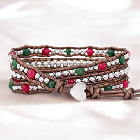 Bracelet Enveloppant de Noël Pays des Merveilles d'Hiver