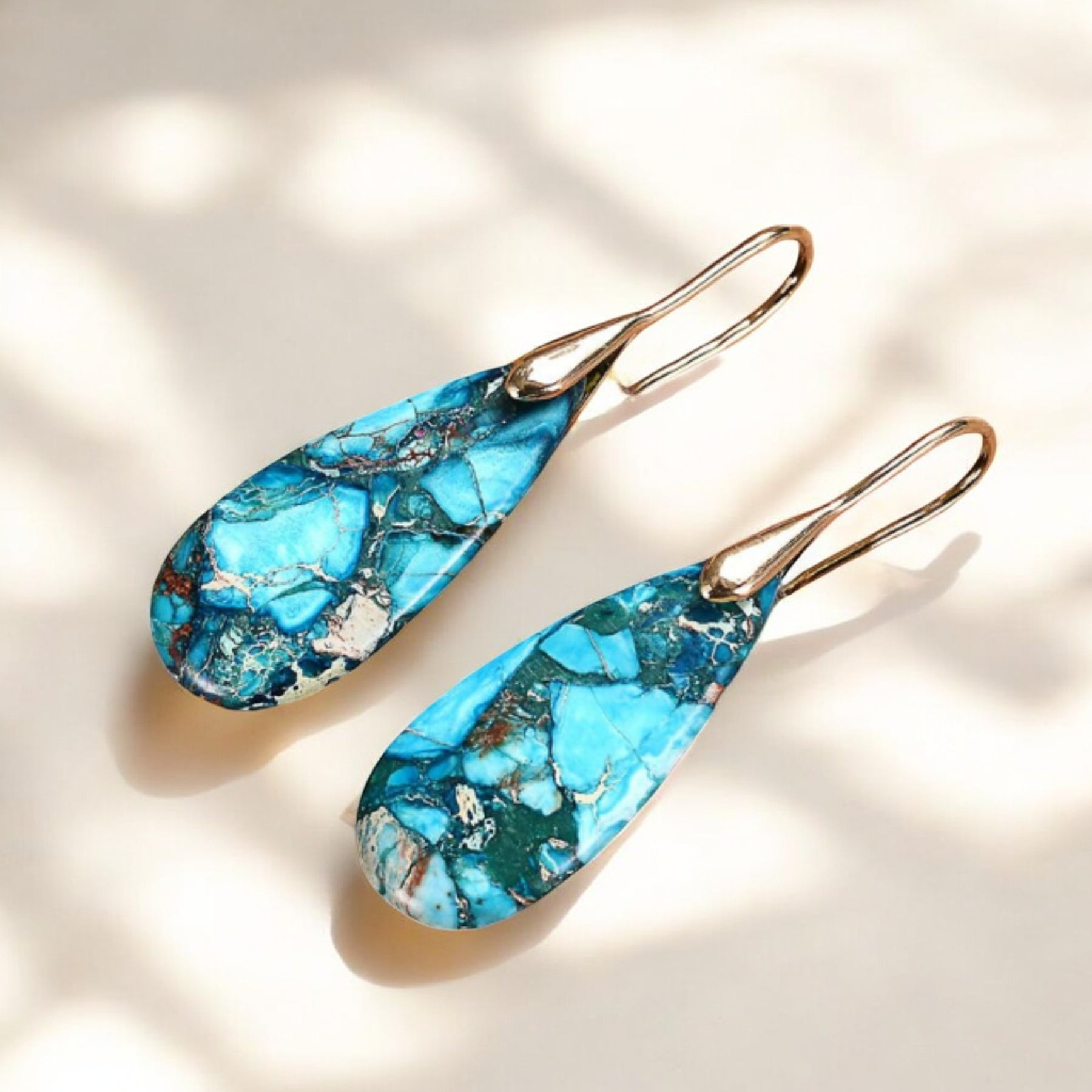Boucles d'oreilles goutte d'eau Protection de l'énergie océanique