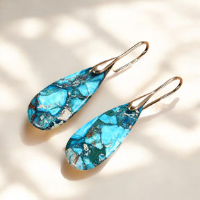 Boucles d'oreilles goutte d'eau Protection de l'énergie océanique