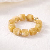 Bracelet chunky couleur miel ensoleillé