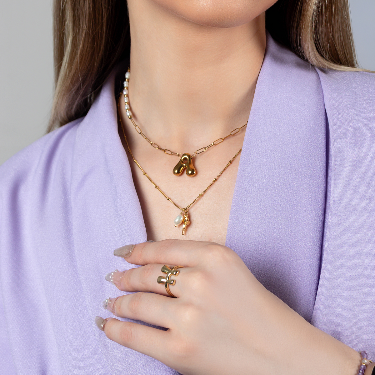 Collier d'Harmonie en Hématite Intense