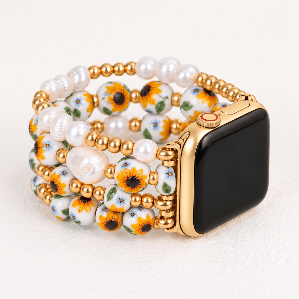 Bracelet Apple Watch Porcelain Garden Sunlit Bloom