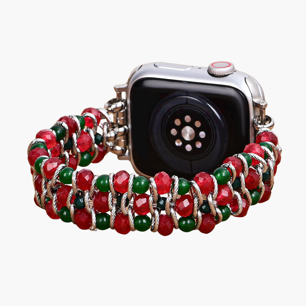 Bracelet extensible Apple Watch avec charme de Noël